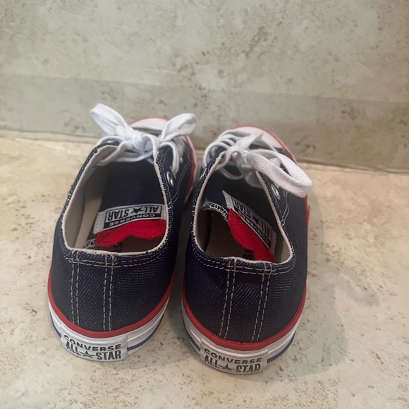 Converse (Chuck Taylors) - red, blue and white size 1 - Picture 2 of 5